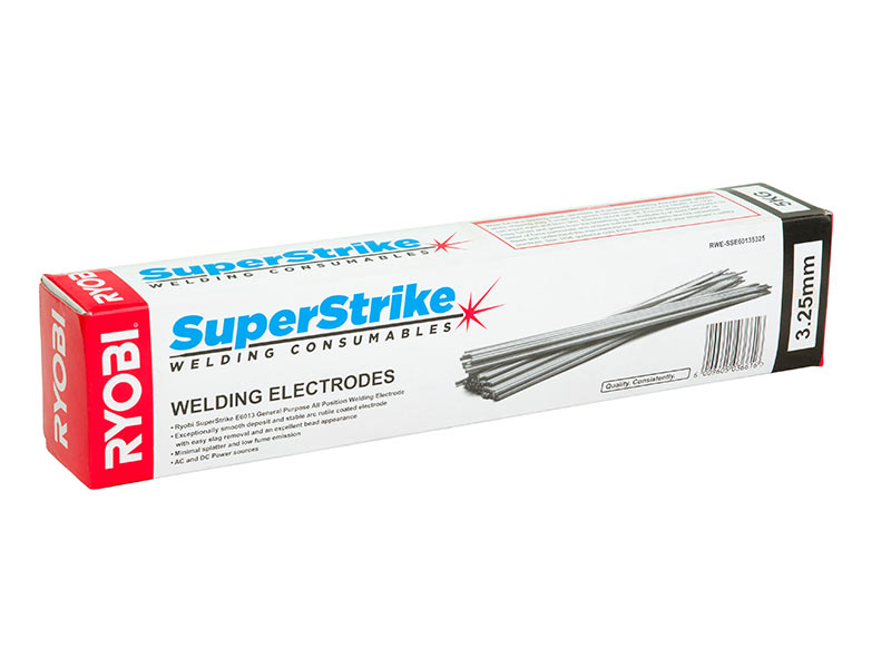 RYOBI WELDING ELECTRODE SUPERSTRIKE E6013X3.25MMX5KG RWE-SSE60135325