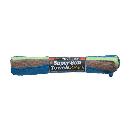 SHIELD MICROFIBRE TOWELS 3 PACK 40X30CM SH293