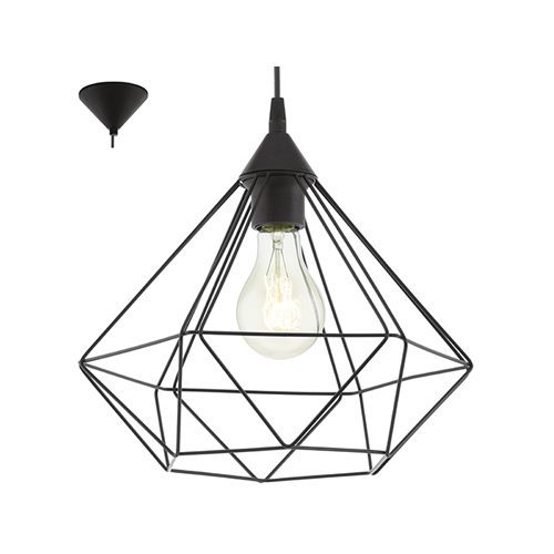 EUROLUX PENDANT TARBES BLACK P690 325MM