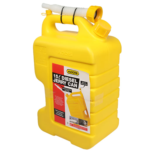 ADDIS DIESEL CAN JERRY 15L 7439YL