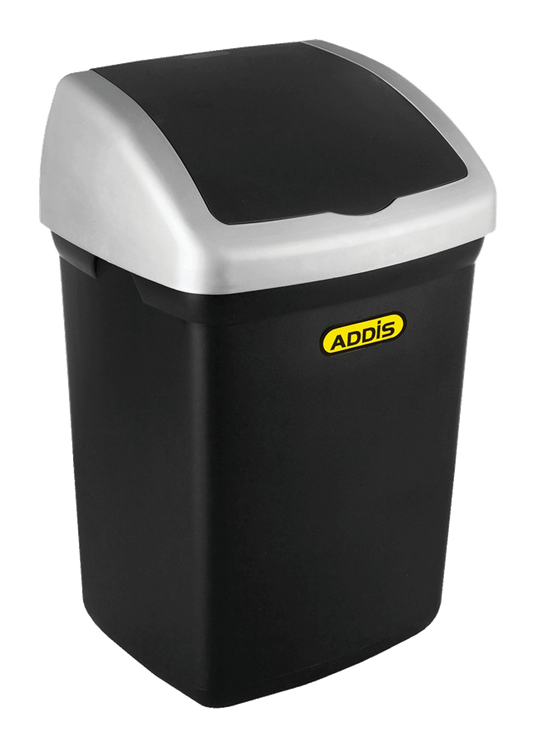 ADDIS BIN FLIP TOP 32L + BASE + LID 91074BK