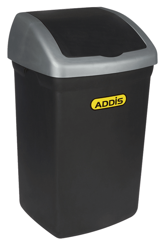 ADDIS BIN FLIP TOP 46L + BASE + LID 91098BK