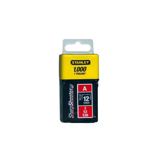 STANLEY STAPLES LIGHT DUTY 12MM TRA208T