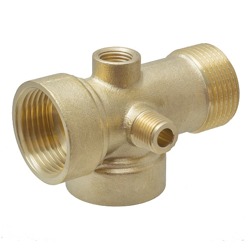 BOSNA TEE 5-WAY BRASS BT