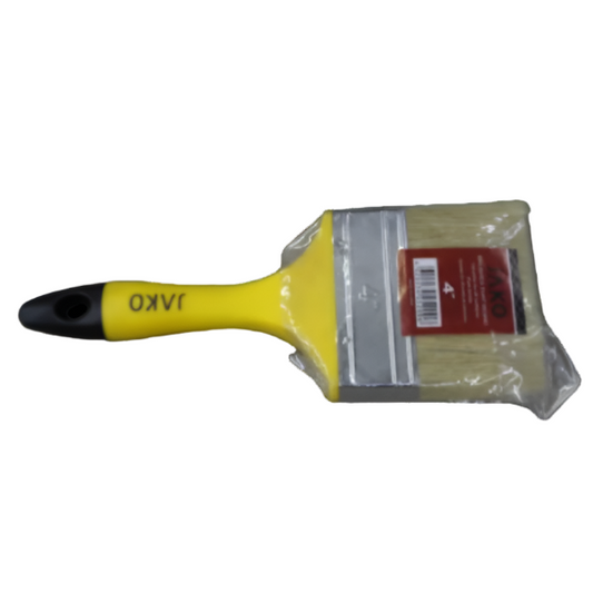 JAKO PAINT BRUSH PVC YELLOW 4"