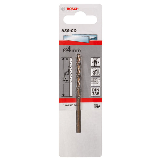 BOSCH DRILL BIT HSS 4.0MM 2608585846