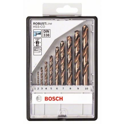 BOSCH DRILL BIT COBALT SET 10PCS 2607019925