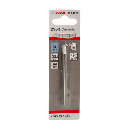 BOSCH TILE DRILL CYL-9 CERAMIC 6X80MM 2608587161