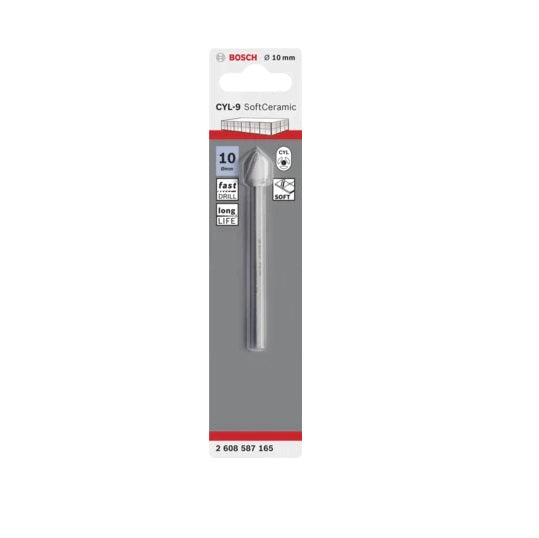 BOSCH TILE DRILL BIT CYL-9 CERAMIC 10X90MM 2608587165