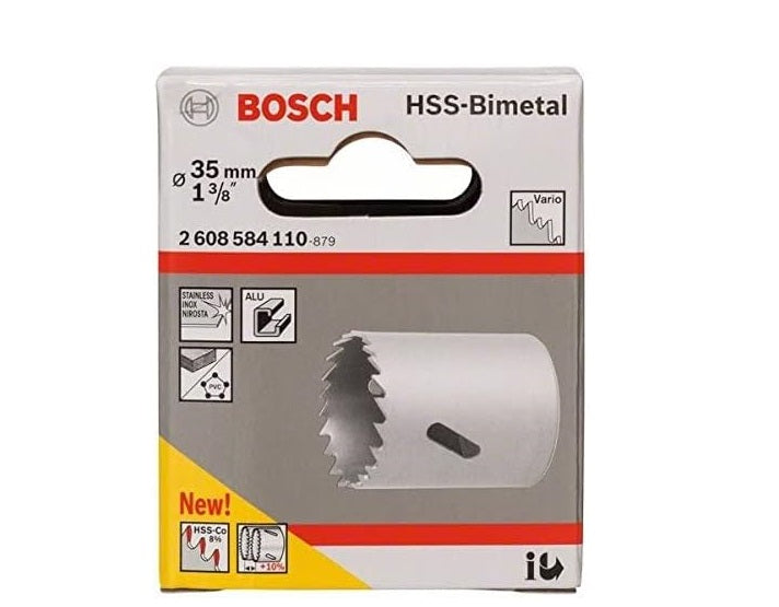 BOSCH HOLESAW BI METAL GREY 35MM 2608584110