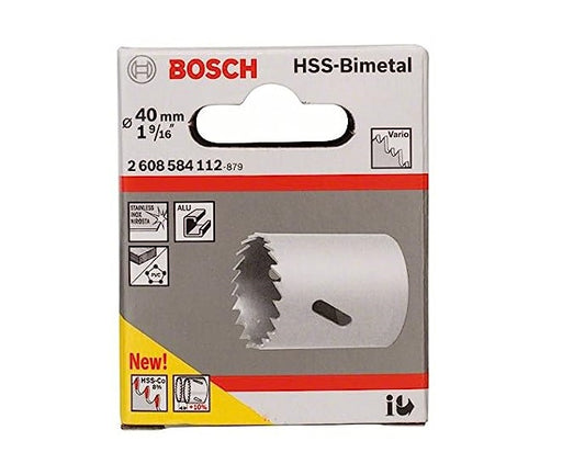 BOSCH HOLESAW BI METAL GREY 40MM 2608584112