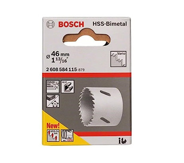 BOSCH HOLESAW BI METAL GREY 46MM 2608584115