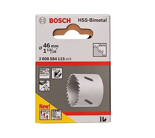 BOSCH HOLESAW BI METAL GREY 46MM 2608584115