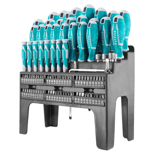 TOTAL SCREWDRIVER SET 100 PCS THT2506100