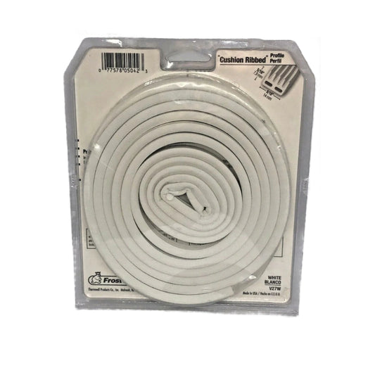 TW EPDM RUBBER WEATHERSEAL WHITE 14MMX7.9MM SEA102