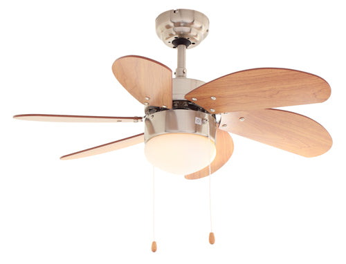 EUROLUX SWIRL CEILING FAN TURBO 6 BLADES CHERRY F7SCCH