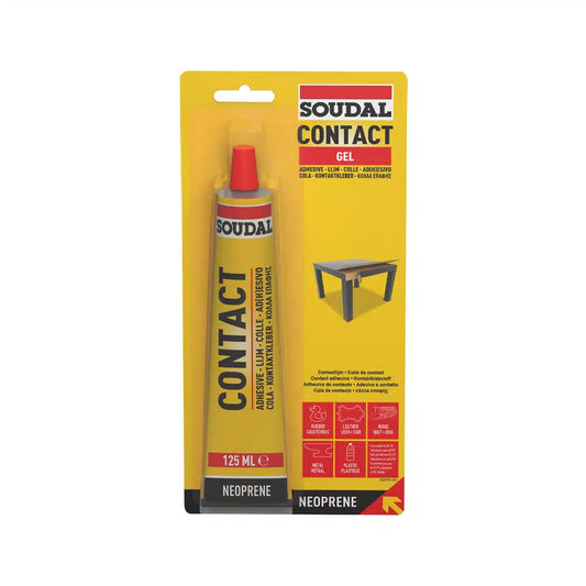 SOUDAL CONTACT GEL BLISTER YELLOW 125ML 111569
