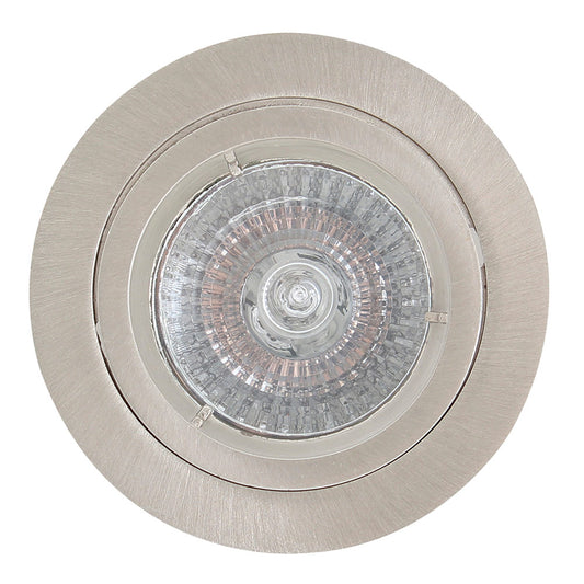 EUROLUX DOWNLIGHT STRAIGHT TWIST SATIN CHROME D108SC 80MM