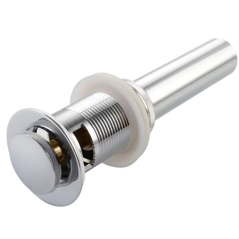 OTOL BASIN WASTE WITH WATER FLOW WITH STAINLESS STEEL PIPE CHROME 40MM G1 1/2 OT412056