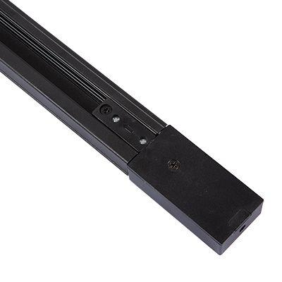 EUROLUX 3 WIRE TRACK BLACK INCLUDING ENDING PLUG PR789 2M