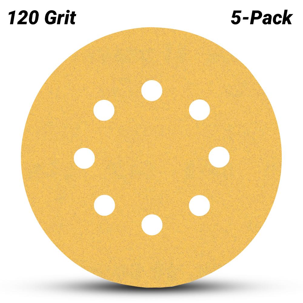 BOSCH VELCRO SANDING DISC 125MM G120 5X 2608900807