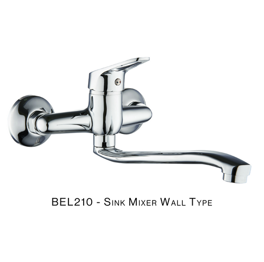 H&C SINK MIXER UNDER SPOUT SINGLE LEVER BELLA WALL TYPE  BEL210