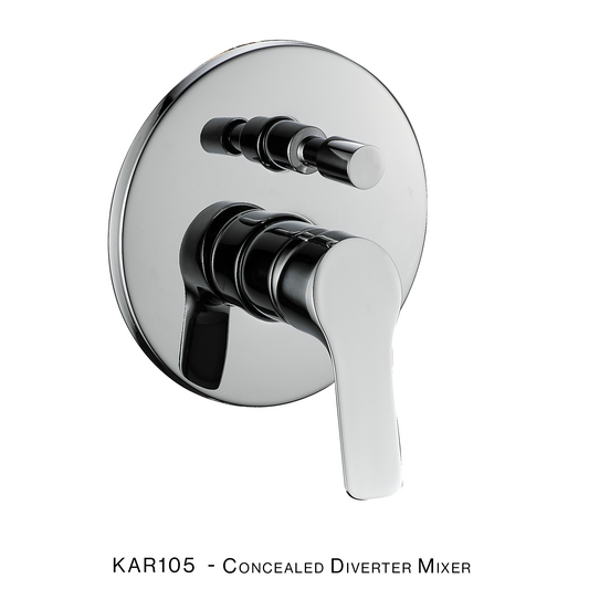 H&C BATH OR SHOWER MIXER AND DIVERTER KARIBA KAR105