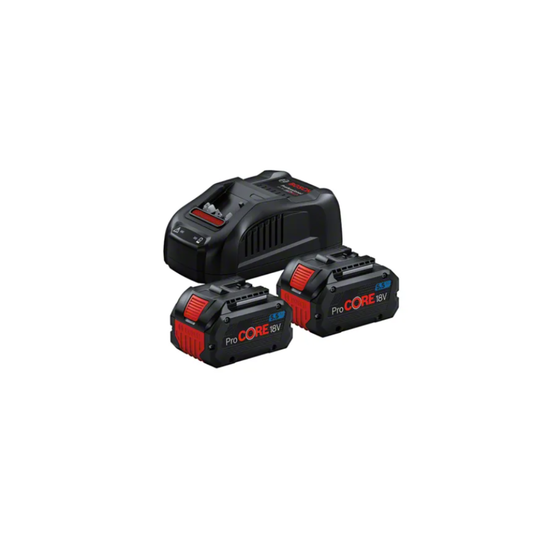 BOSCH BATTERY STARTER SET 2X PROCORE18V 5.5AH+GAL1880CV 1600A0214C