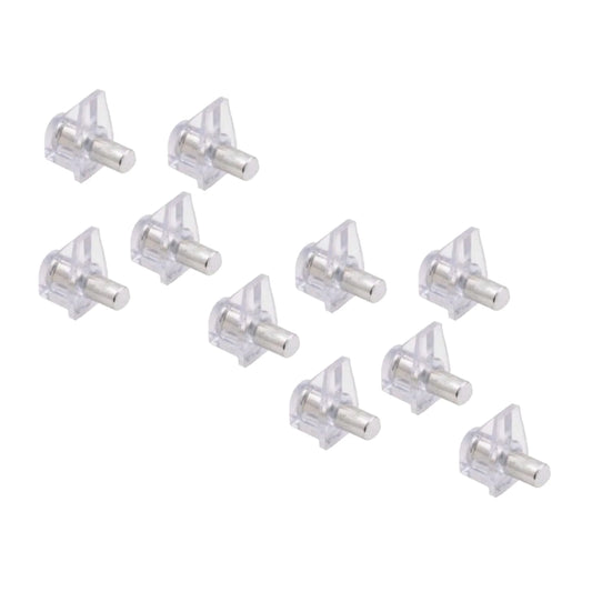 ROCO SHELF SUPPORT PAIREPACK CLEAR WITH STEEL PIN PER 10 RPAIREM26C10