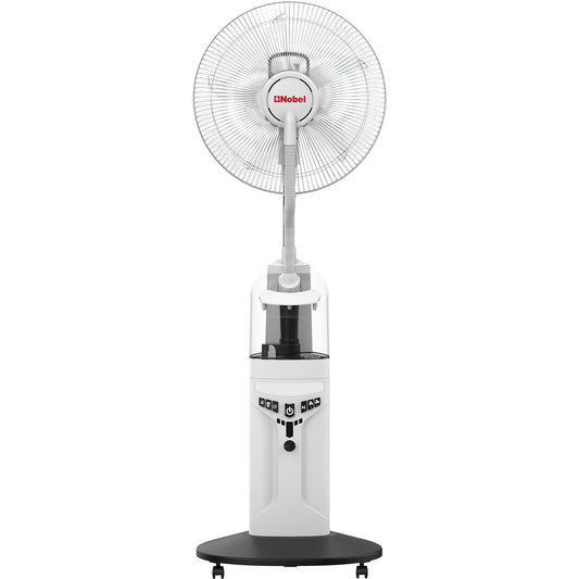 NOBEL STAND FAN RECHARGABLE WHITE 16" NF777MRC