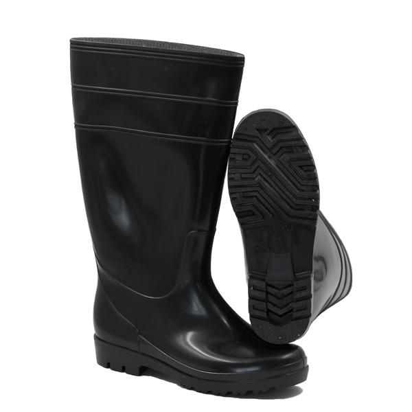 LITAI GUMBOOT WITHOUT STEEL TOE PVC BLACK SIZE 10