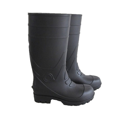 LITAI GUMBOOT WITH STEEL TOE PVC BLACK SIZE 10