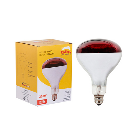 RADIANT INFRARED RUBY R125 E27 250W 3000H RLS10
