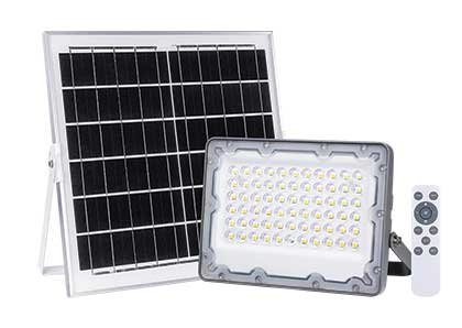 ACDC LED FLOODLIGHT SOLAR 60W WITH 10W PV PAN 3,2V/10AH BATTERY&REMOTE TK-03-60W