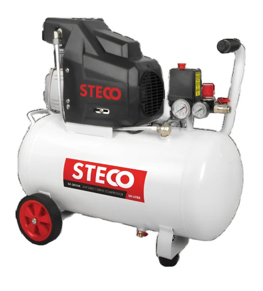 STECO COMPRESSOR 50L KIT 5PCS 105KW 195L/MIN 2HP SC-2055K