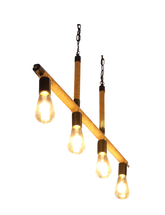 OUBO PENDANT LAMP IRON + TWINE HC-6503-5