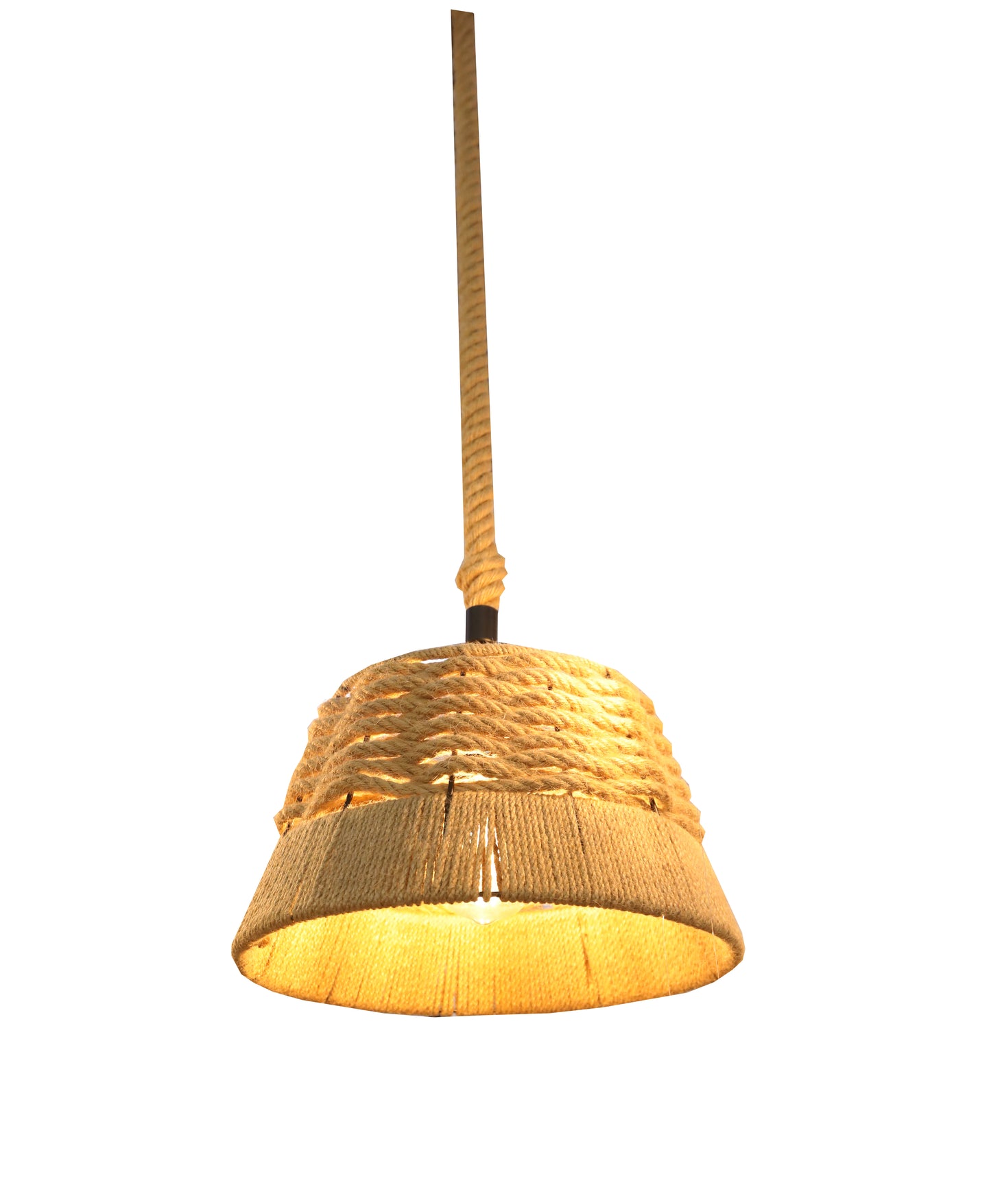 OUBO PENDANT LAMP IRON + HEMP ROPE HC-6504-5