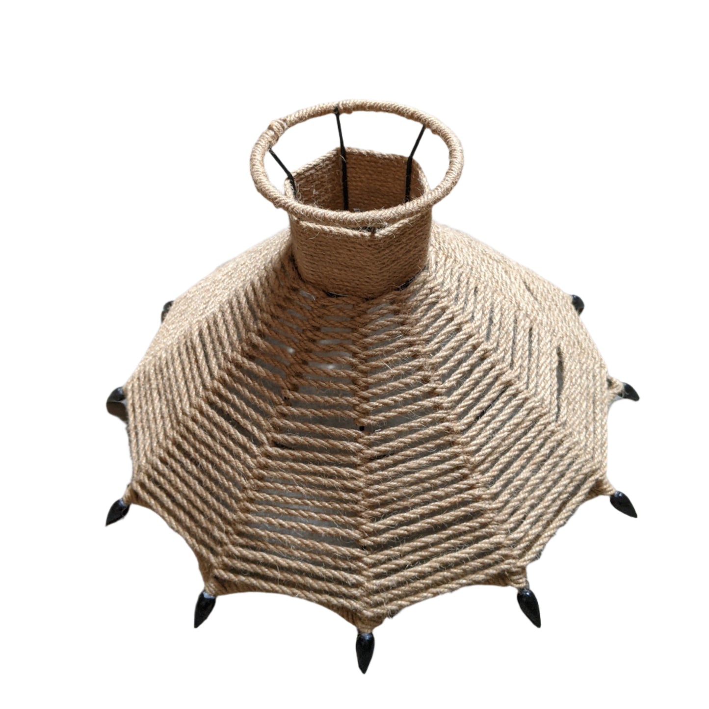 OUBO PENDANT LAMP IRON + HEMP ROPE HC-6504-6