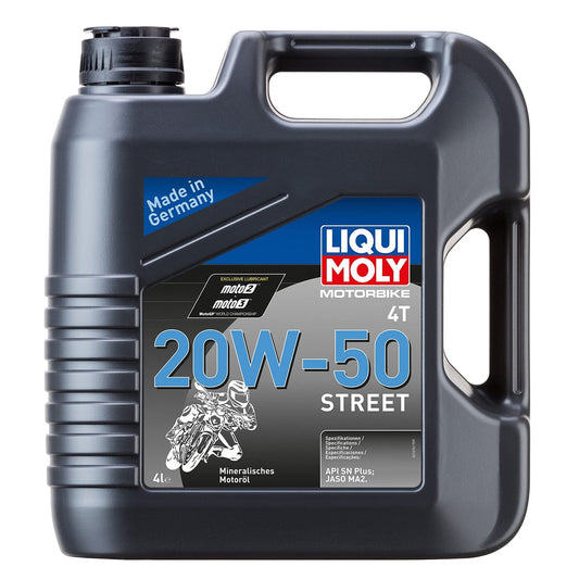 LIQUI MOLY MOTORBIKE OIL STREET 1696 4L 4T 20W50