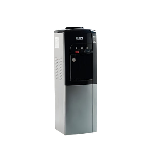 SPJ WATER DISPENSER WITH CABINET BLACK/SILVER WDBLR-CN003