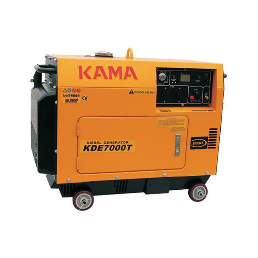 KAMA SILENT GENERATOR AIR-COOLED DIESEL 220V KDE7000T