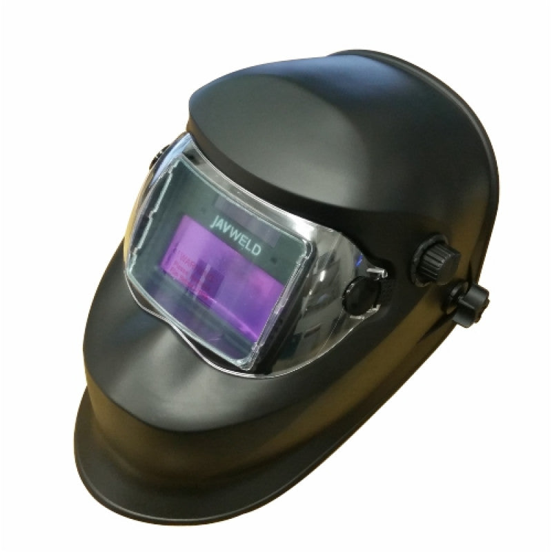 JAVWELD WELDING HELMET MARS SERIES BLACK 92-42MM VIEWING AREA WITH BATTERIES JW-SFTB-002A