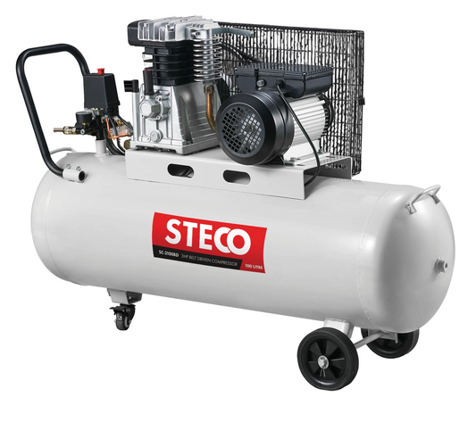 STECO AIR COMPRESSOR 100L 3HP 230V 290L/MI