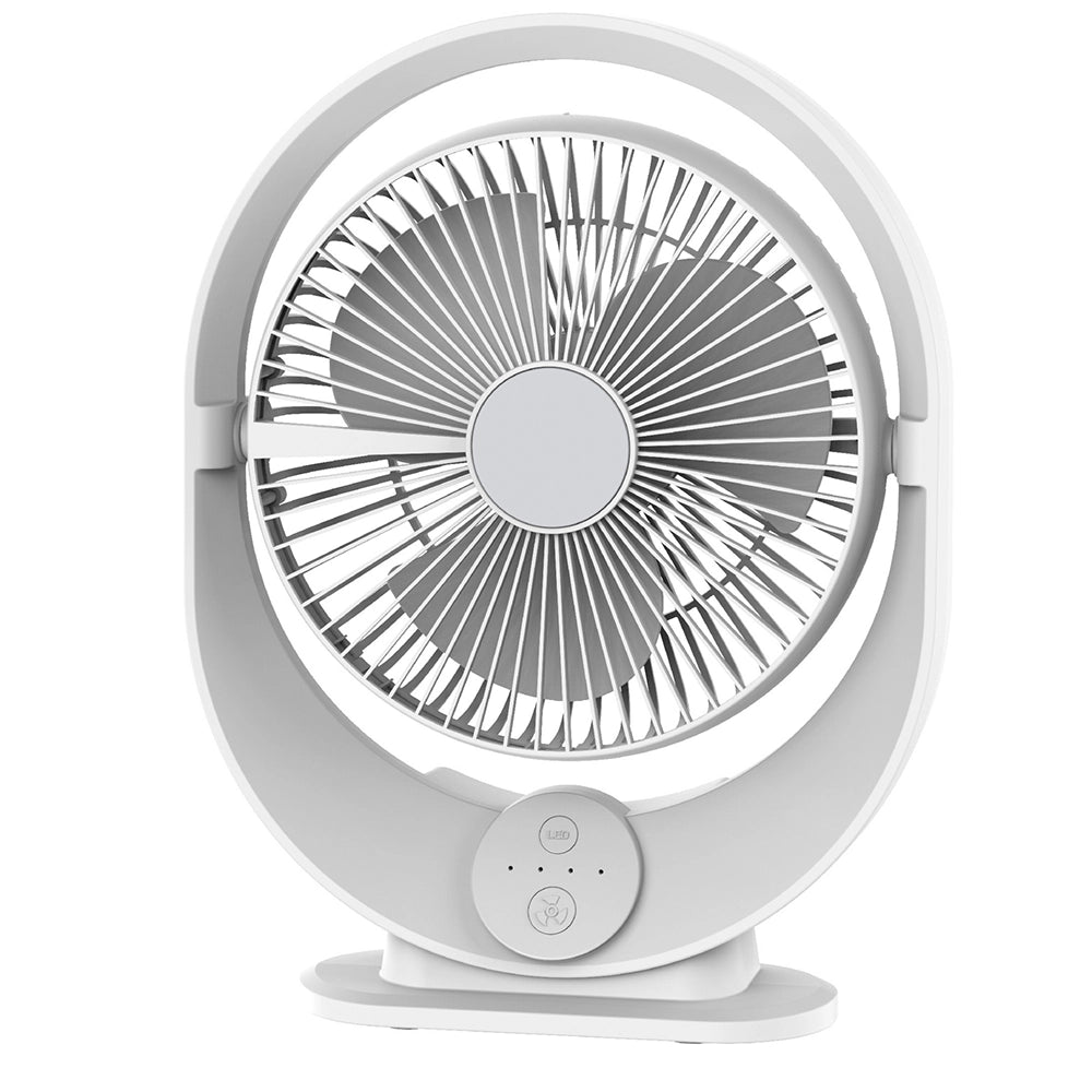 GOLDAIR RECHARGEABLE FAN 8" 6W 5V GBF-808B