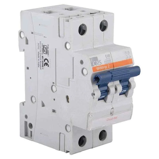 C&S DC MCB 63A DOUBLE POLE 440V (CSMBS2DC63-440V)