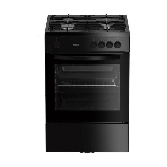 DEFY FULL GAS STOVE BLACK 60CM DGS670