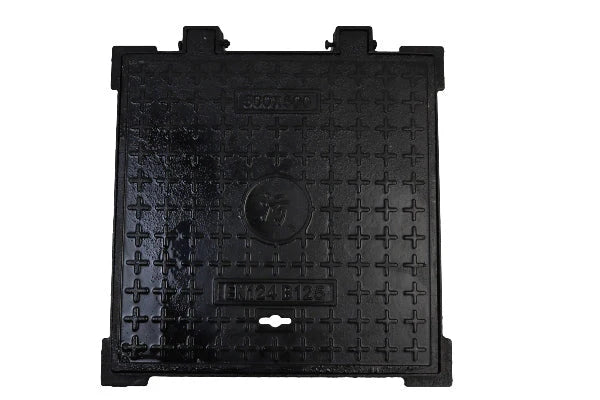 SAR MANHOLE COVER METAL BLACK LIGHT DUTY LC 30X30