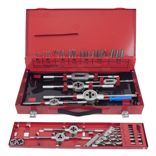TORKCRAFT TAP AND DIE SET 44PCS 3-12MM T9441