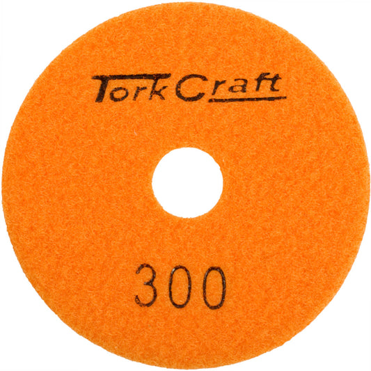 TORKCRAFT DIAMOND WET POLISHING PAD 100MM G300 TCDP20300