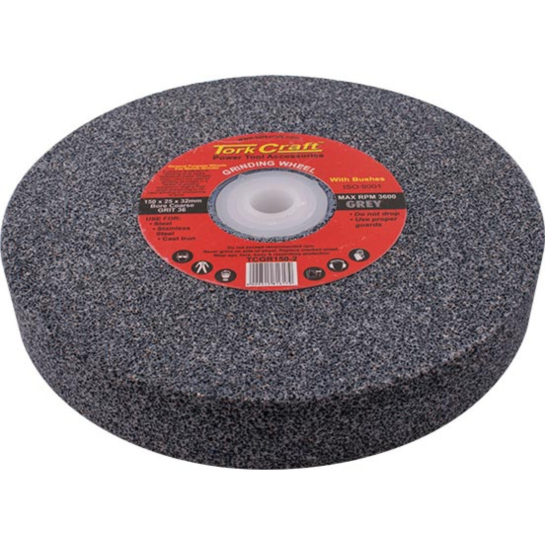 TORKCRAFT GRINDING WHEEL GREY G36 150X25X32MM TCGR150-2